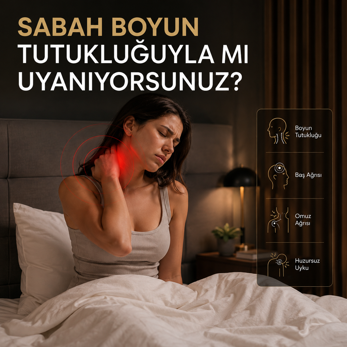 VELSORA Premium Ortopedik Visco Boyun Destek Yastığı